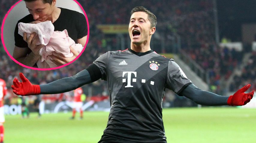Baby für Bayern-Star: Robert Lewandowski ist im Papa-Glück