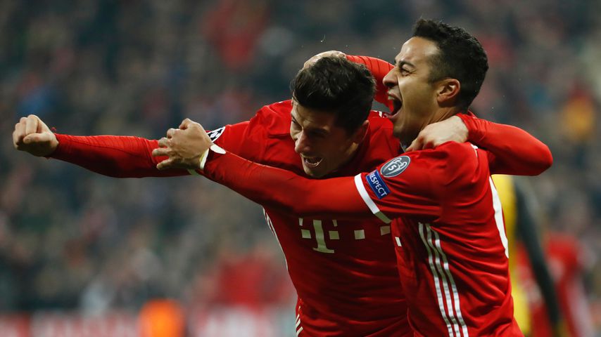 Robert Lewandowski und Thiago Alcántara