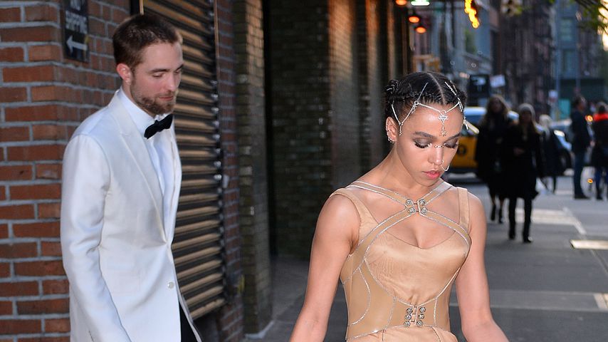 Robert Pattinson und FKA Twigs auf dem Weg zur MET Gala 2016 in New York