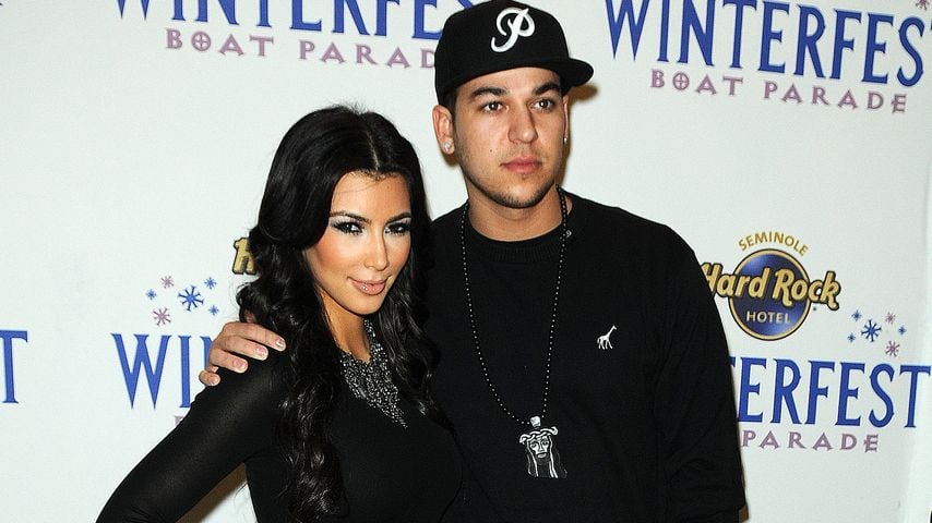 Kim Kardashian und Robert Kardashian