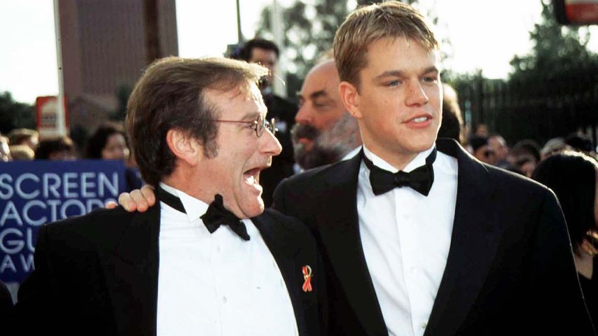 Robin Williams (l.) und Matt Damon