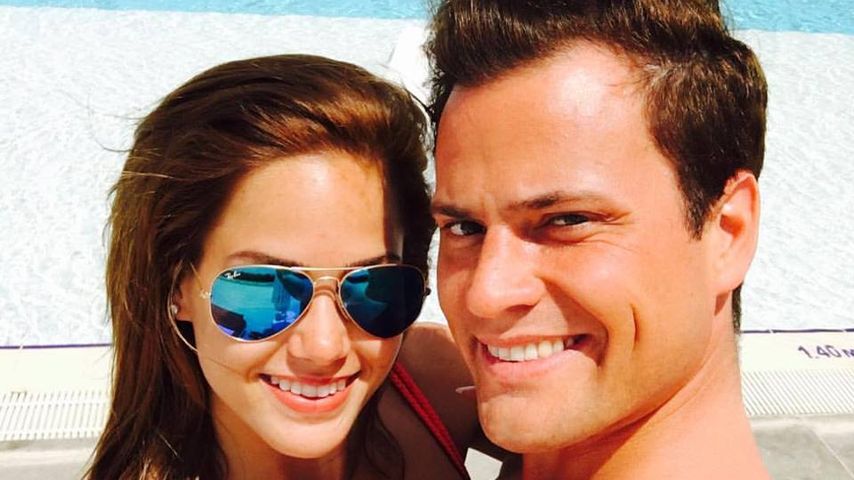 Angelina Heger und Rocco Stark in glücklichen Zeiten im Urlaub