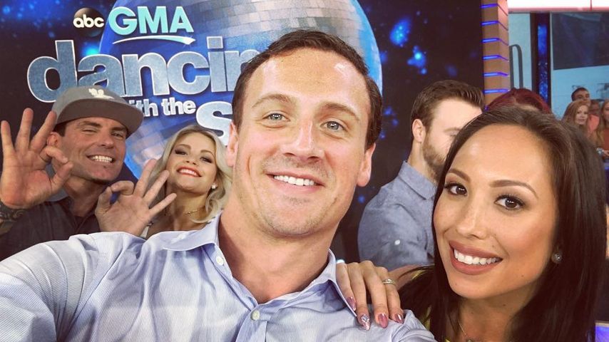 Ryan Lochte mit seiner Tanzpartnerin Cherly Burke bei "Dancing with the Stars"