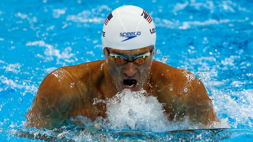 Ryan Lochte beim 200m Lagen Halbinale der Herren in Rio de Janeiro