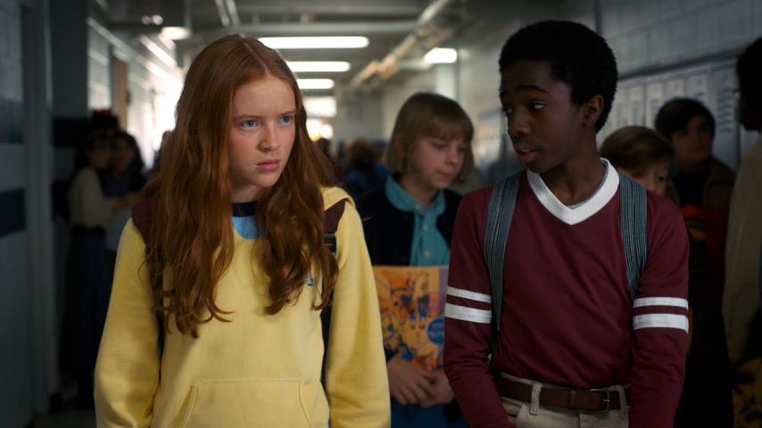 Sadie Sink und Caleb McLaughlin in "Stranger Things"