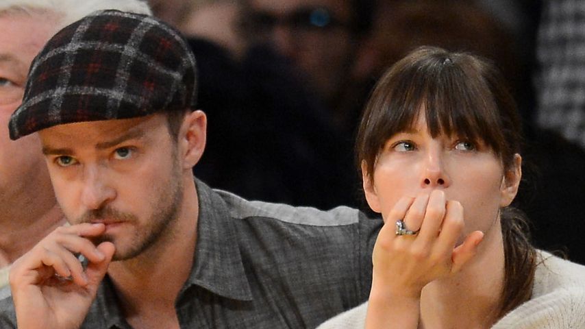 Sänger Justin Timberlake und Schauspielerin Jessica Biel