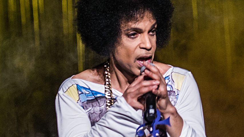 Sänger Prince beim Konzert in Birmingham