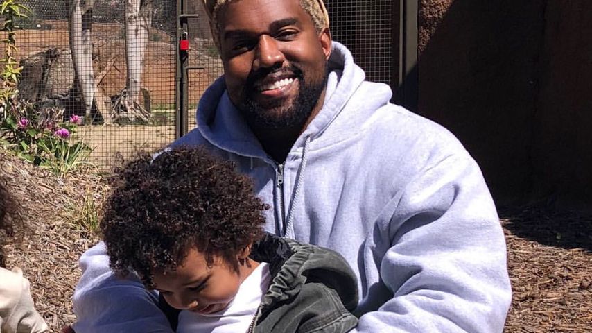 Saint West und Papa Kanye im Zoo von San Diego