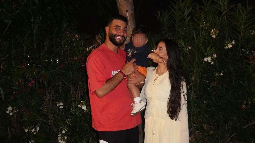 Samra mit seinem Sohn Kareem und seiner Frau Dunja
