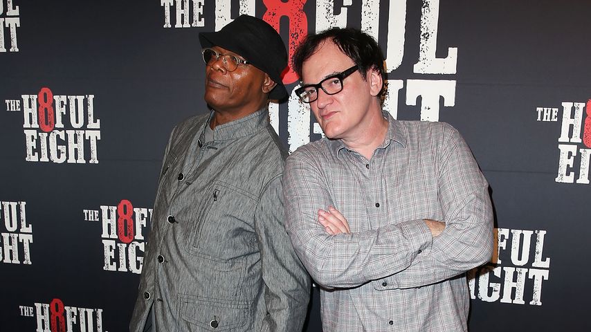 Samuel L. Jackson und Quentin Tarantino bei der Premiere von "Hateful Eight"