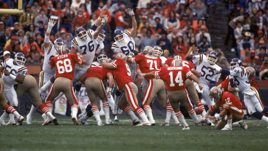 San Francisco 49ers gegen die Minnesota Vikings 1984