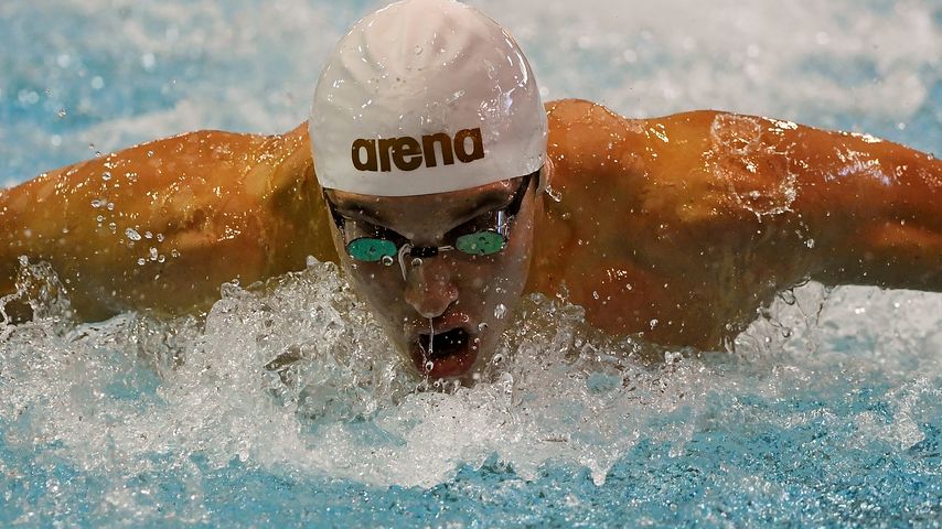 Santo Condorelli beim "100m Butterfly" im Mai 2016