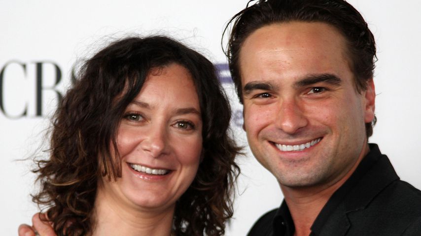 Sara Gilbert und Johnny Galecki bei einer CBS-Party 2008