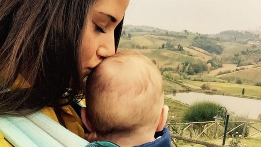 Sarah Lombardi mit Sohn Alessio