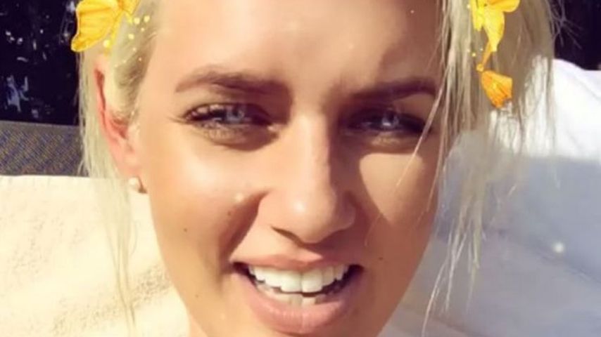 Sarah Knappik im Urlaub