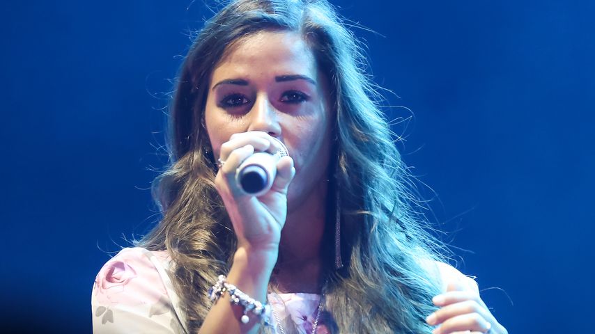 Sarah Lombardi bei einem Auftritt in Wien 2014