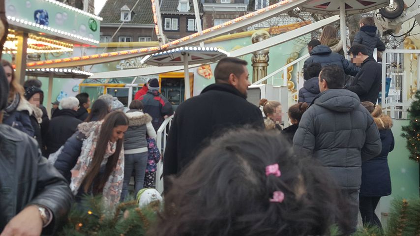 Sarah Lombardi mit ihrer Affäre Michal T. auf dem Weihnachtsmarkt in Maastricht