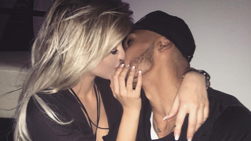 Sarah Nowak, Model, und Dominic Harrison, Fitness-Trainer