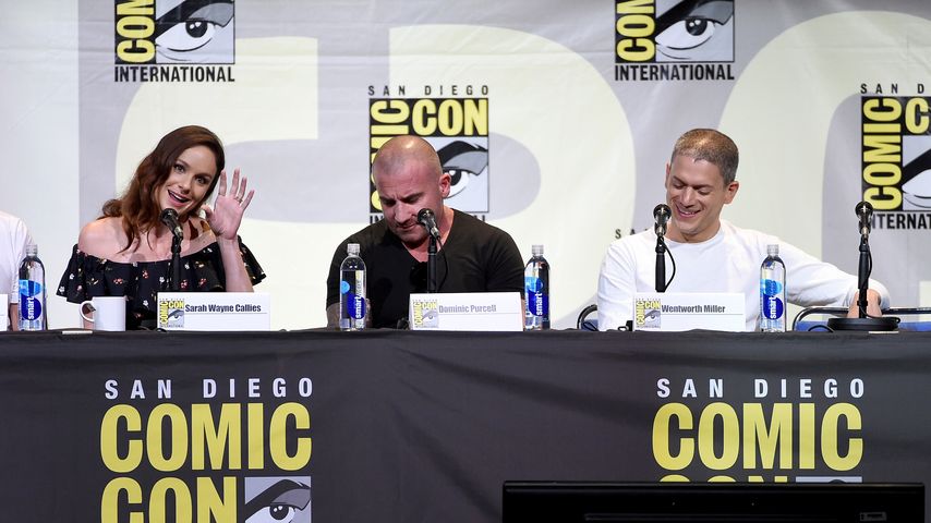 Sarah Wayne Callies, Dominic Purcell und Wentworth Miller auf der Comic-Con in San Diego