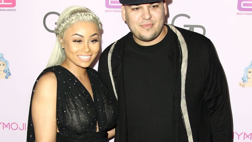 Schwangere Blac Chyna und Rob Kardashian beim "Chymoji"-Launch