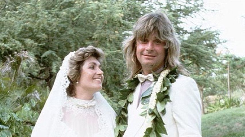 Sharon Osbourne und Ozzy Oscourne an ihrem Hochzeitstag