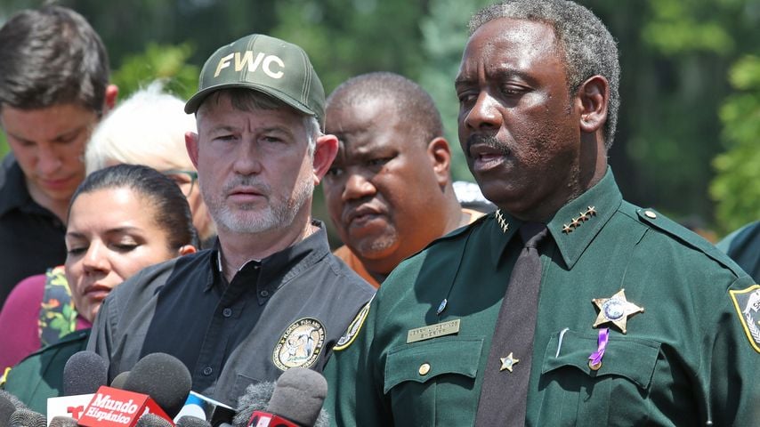 Sheriff Jerry Demings bei der Pressekonferenz