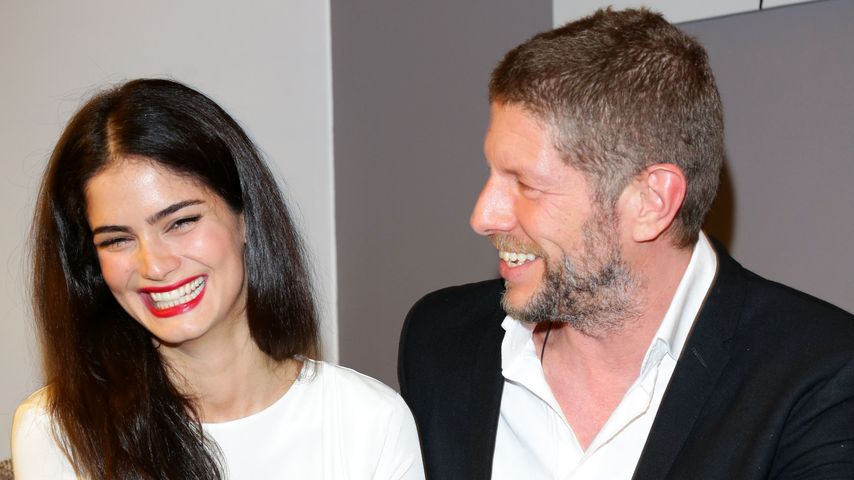 Shermine Sharivar mit Markus Klosseck auf der "eBay Pop-up-Store"-Eröffnung 2012 in Berlin