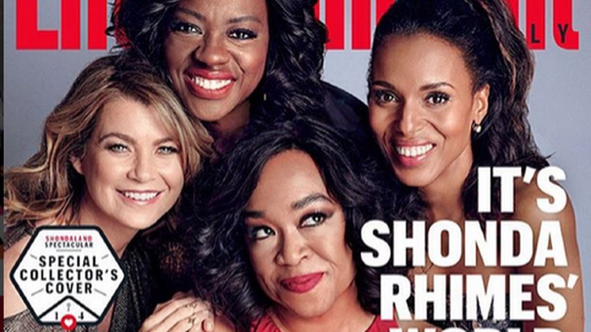 Ellen Pompeo, Shonda Rhimes, Kerry Washington und Viola Davis