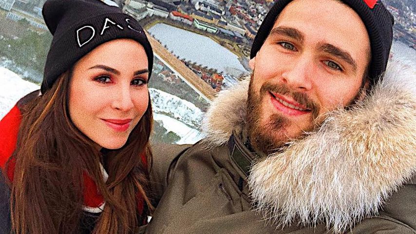 Sila Sahin und Samuel Radlinger am Berg Fløyen in Norwegen
