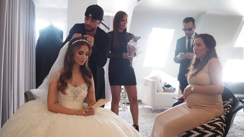 Sila Sahin an ihrem Hochzeitstag