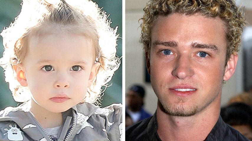 Locken wie Papa! Justin Timberlakes Sohn schon 2 Jahre alt