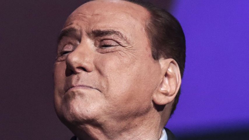 Silvio Berlusconi in der TV-Show "Virus" in Rom