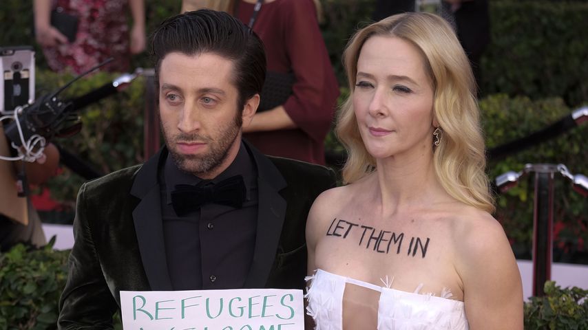 Simon Helberg und Jocelyn Town bei den Screen Actors Guild Awards in Los Angeles