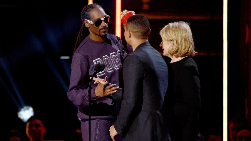 Snoop Dogg mit Trevor Noah und Martha Stewart