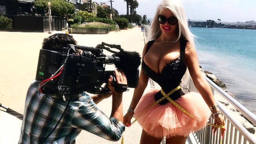 Sophia Wollersheim bei Dreharbeiten in Beverly Hills