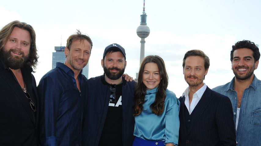 Wotan Wilke Möhring, Elyas M'Barek, Tom Schilling und Hannah Herzsprung