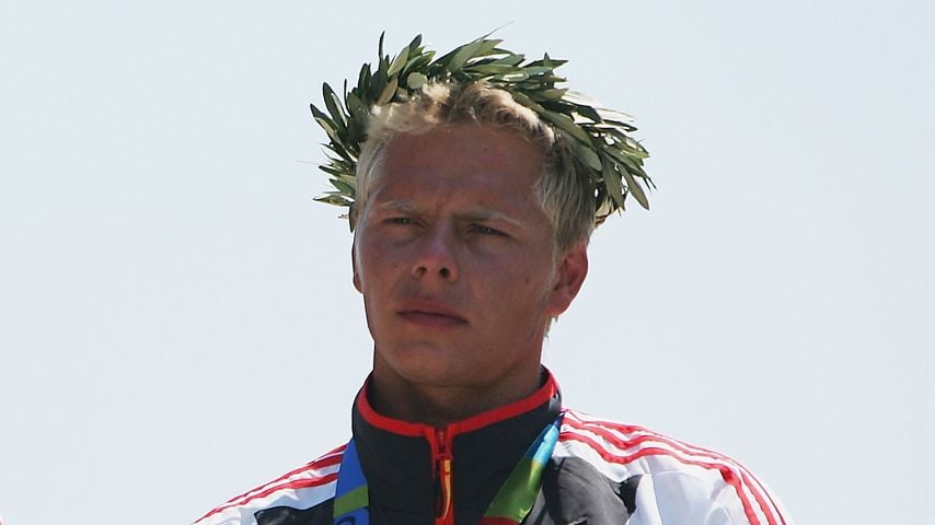 Stefan Henze und Marcus Becker beim Olympia-Sieg 2004 in Athen