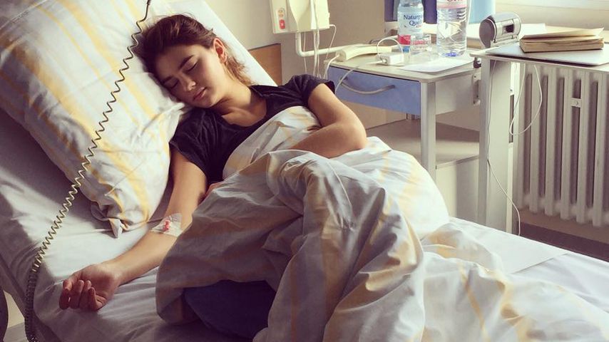 Stefanie Giesinger im Krankenhaus, 2015