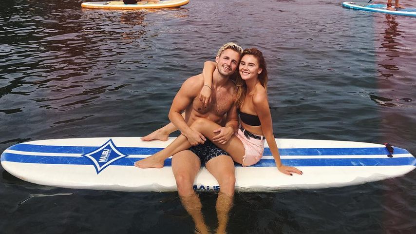Stefanie Giesinger mit ihrem Freund in Berlin
