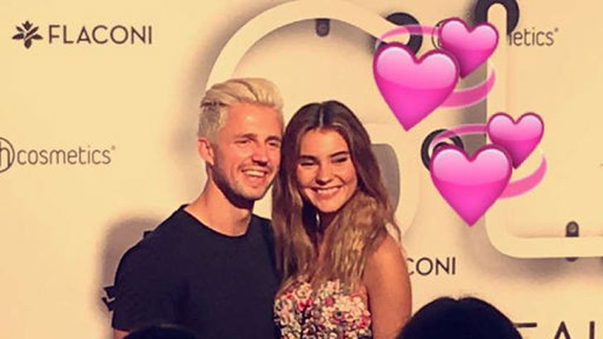 Stefanie Giesinger und Marcus Butler bei der Beauty-Convention Glow