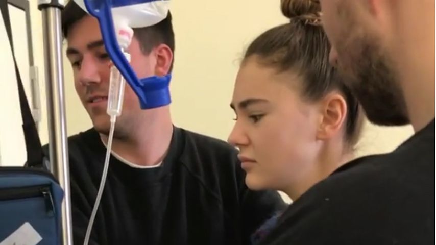 Stefanie Giesinger mit Freund Marcus Butler und Kumpel Jannik