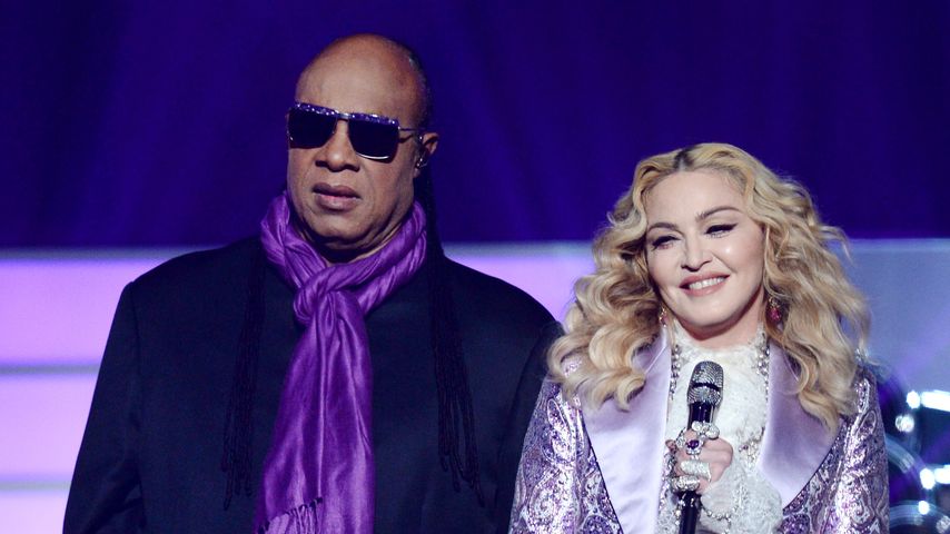 Madonna und Stevie Wonder