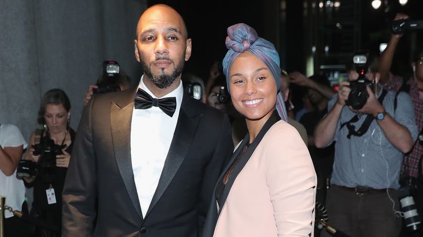 Swizz Beatz und Alicia Keys während der New York Fashion Week