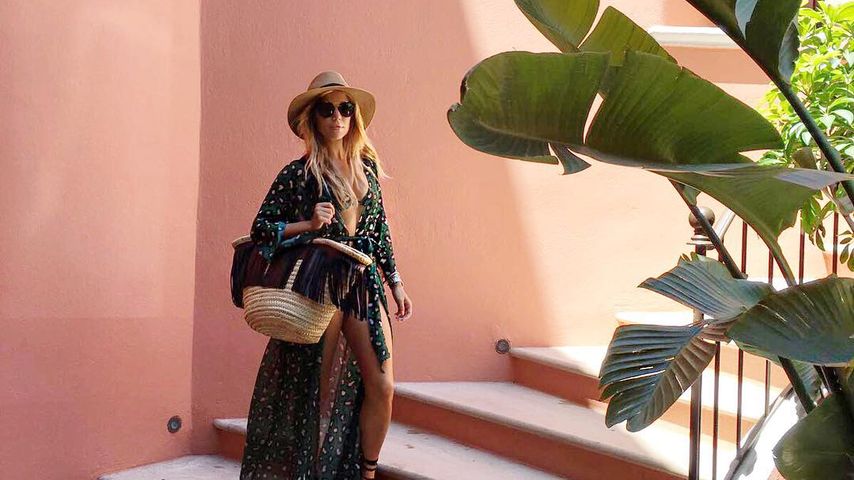 Sylvie Meis im Urlaub in Frankreich
