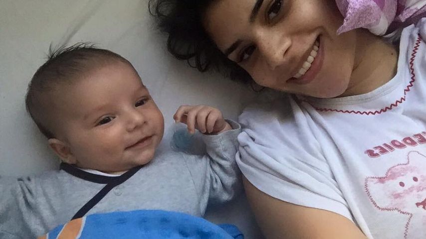 Tanja Tischewitsch mit ihrem Söhnchen Ben