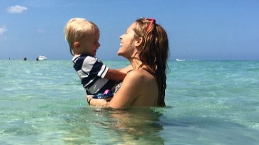 Teresa Palmer mit ihrem Sohn Bodhi