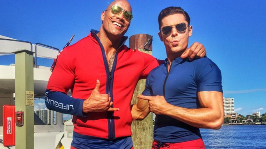 Dwayne "The Rock" Johnson und Zac Efron