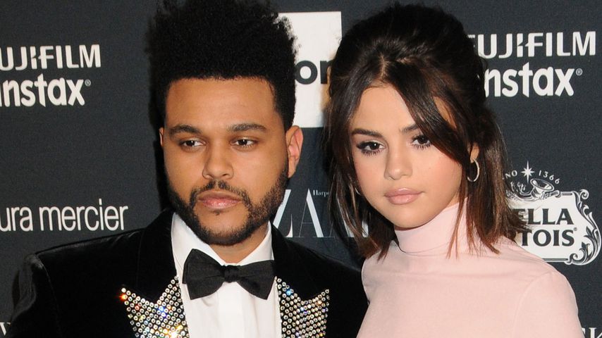 The Weeknd und Selena Gomez auf der Haarper's Bazaar Icons Party 2017