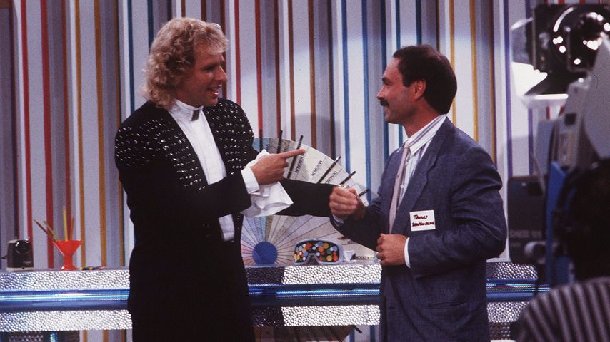 Thomas Gottschalk und Bernd Fritz bei "Wetten, dass...?" 1988