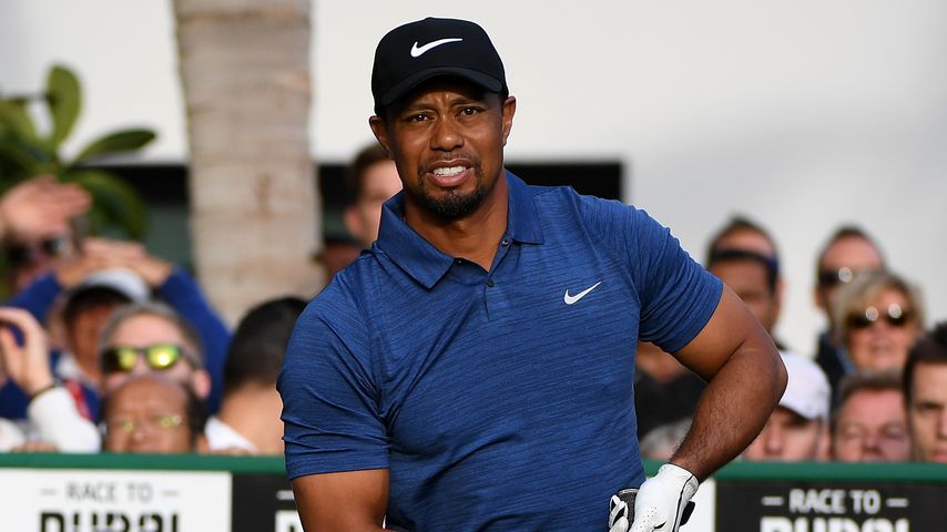 Tiger Woods beim Omega Dubai Desert Classic 2017